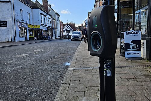 A charge pillar in Newent