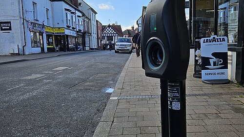 A charge pillar in Newent