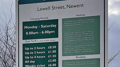 Current charging tariff